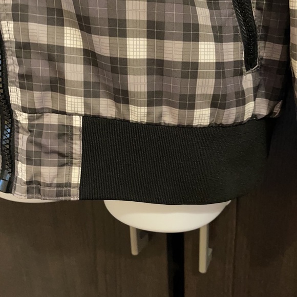 Jack & Jones Jeans Intelligence Men’s Gray/Black Plaid Bomber Style Jacket SZ M - Picture 8 of 16